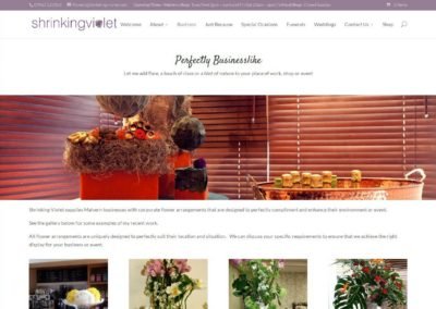 Shrinking Violet Bespoke Floristry